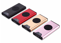 ピンクの携帯用無線充電器、ケイ酸ゲルの吸盤無線充満電池のパック