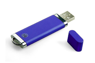 カスタマイズされたロゴのプラスチック16G 2.0 USBの青い色およびショーの生命ブランドからのパッケージ