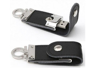 USBの工場供給ショーの生命ブランド8G 3.0カスタマイズされたロゴおよびパッケージが付いている黒い色の革USB